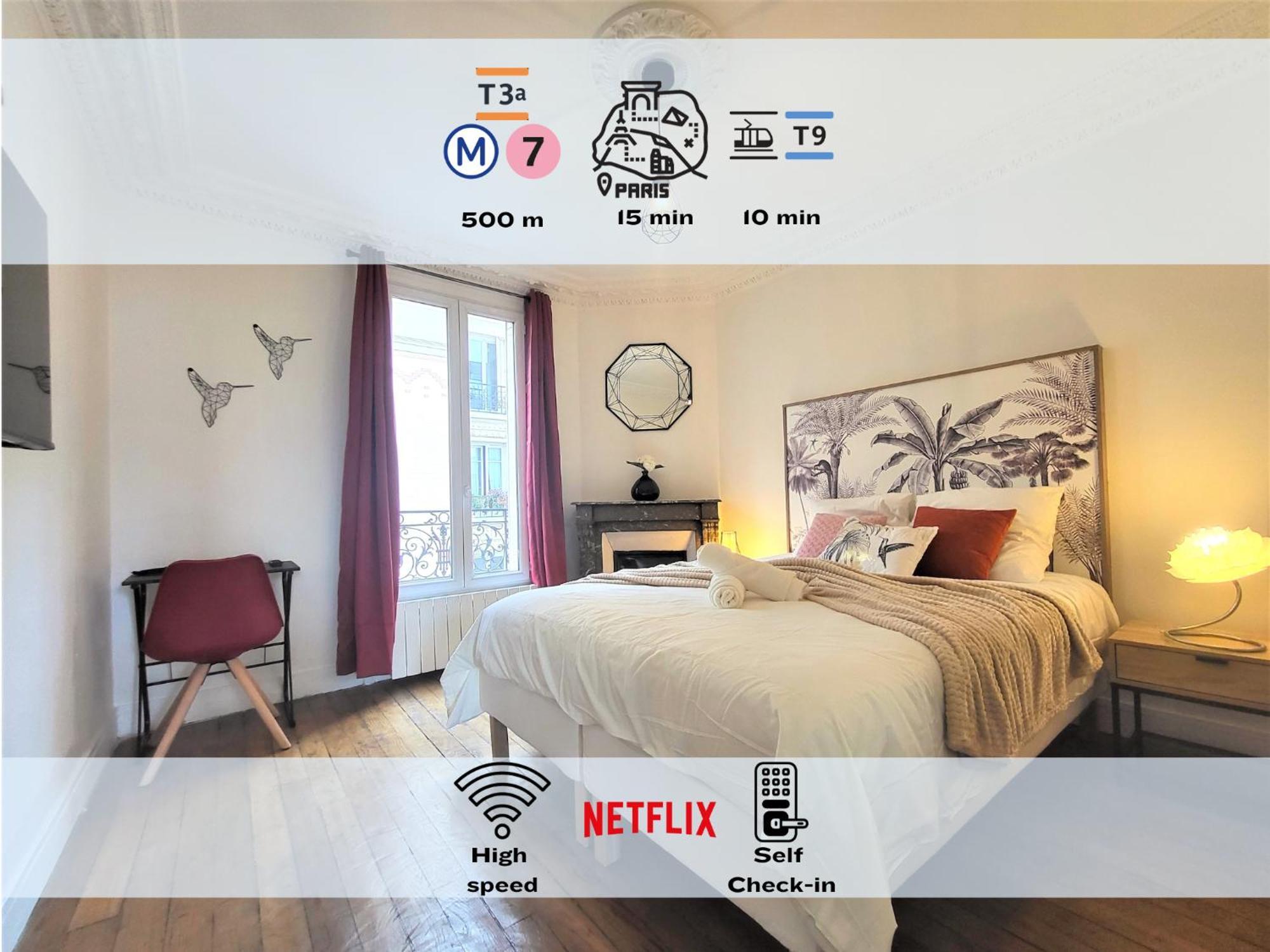 L'oasis - Metro Porte D'italie Appartement Le Kremlin-Bicêtre